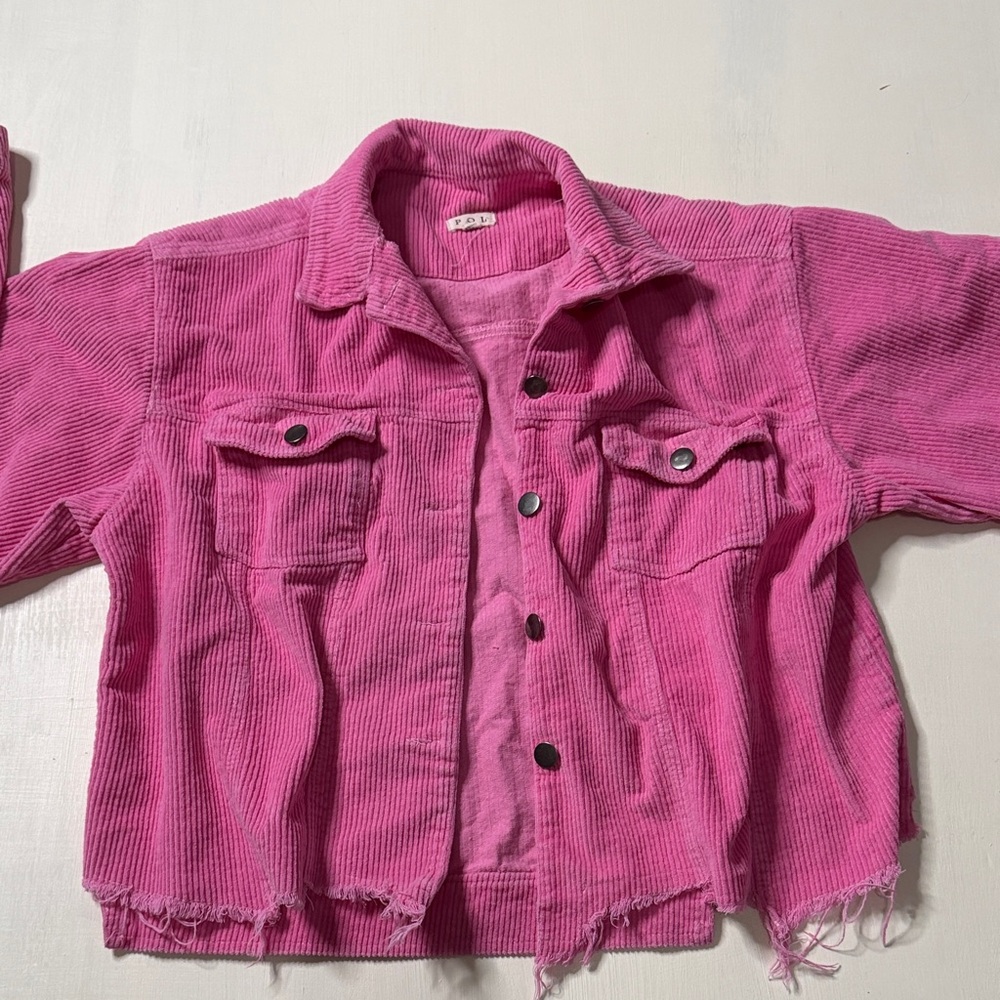 Pol Corduroy PINK Over shirt